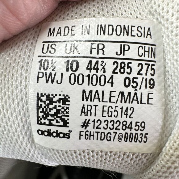 Adidas Strutter Mens Size 10.5 Shoes Sneakers White Blue EG5142 - Picture 8 of 8